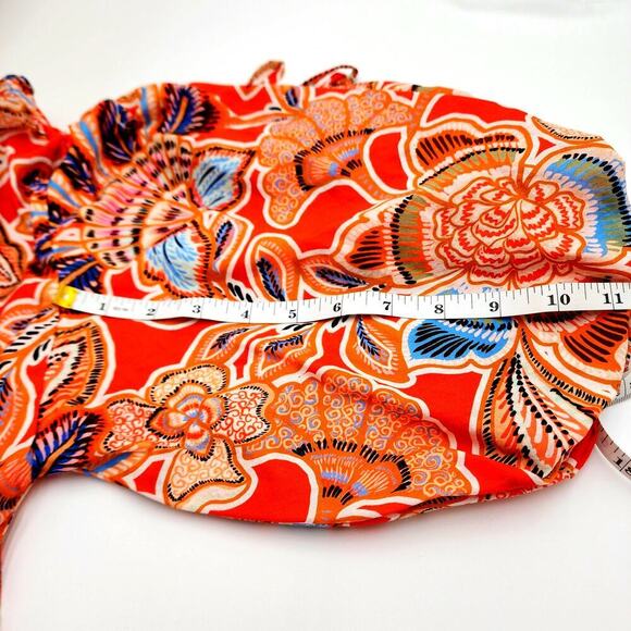 MISA Sari Floral Poplin Balloon-Sleeve Mini Dress - Picture 7 of 12